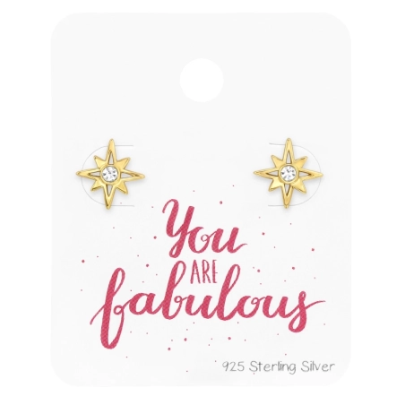 Northern Star with Zirconia - 925 Sterling Silver Jewellery Sets