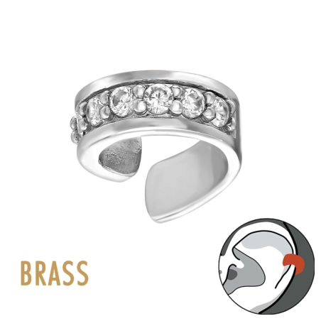 Bar Brass Ear Cuffs Jewellery | All4silver