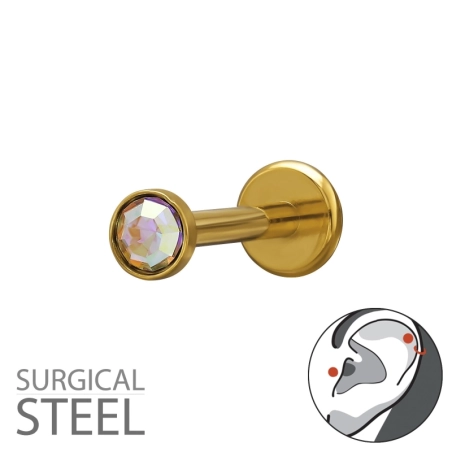 1.2X8Mm (16G) Ušné zátky Jewellery | All4silver