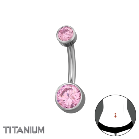 1.6X10Mm (14G) - 4mm Round Top 6mm Round Bottom Belly Bananas Jewellery | All4silver