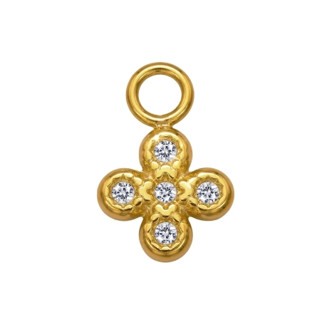 11mm Flower, Clover Saint Patrick's Day Jewellery | All4silver