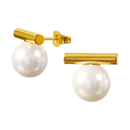 Bar Steel Ear Studs Jewellery | All4silver