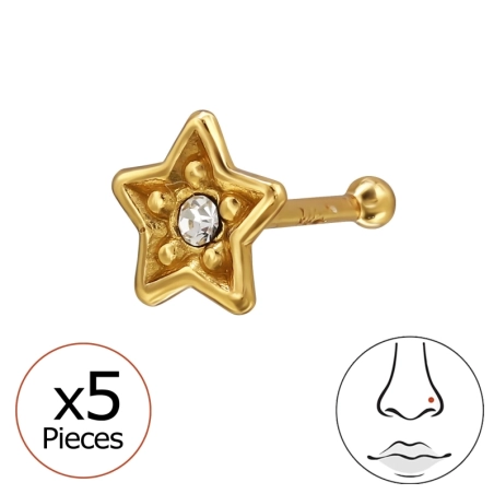 4mm Star Stars, Moon & Sun Jewellery | All4silver