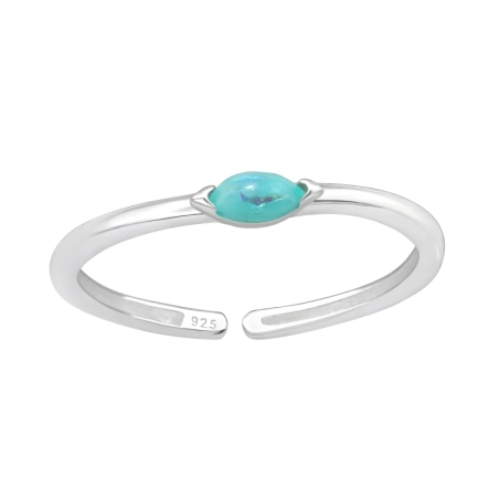 Marquise Shape  - 925 Sterling Silver Toe Rings