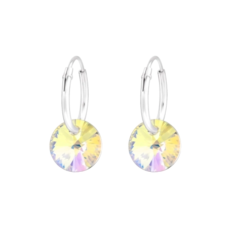 Xillion Earrings with crystal  - 925 Sterling Silver Earrings With Crystal Stones