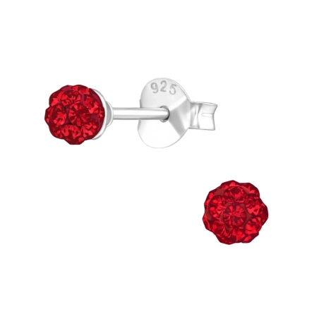 Ball 3mm - 925 Sterling Silver Basic Ear Studs