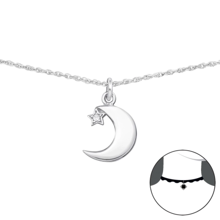 Moon And Star Stars, Moon & Sun Jewellery | All4silver