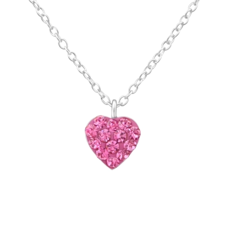 Heart Necklaces with silver chains Jewellery | All4silver