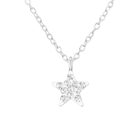 Star Necklaces with silver chains Jewellery | All4silver