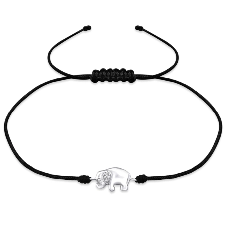 Elephant Cord bracelets Jewellery | All4silver