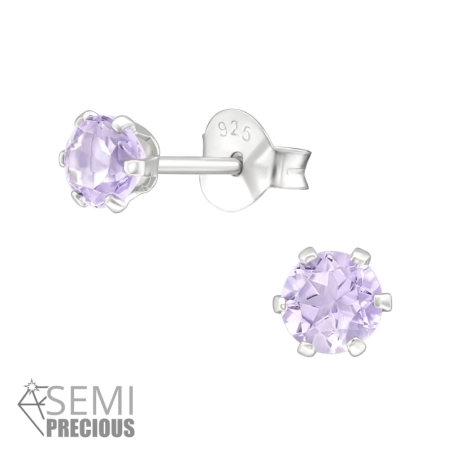 Round Basic Ear Studs Jewellery | All4silver