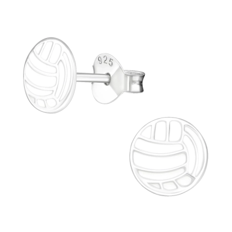 Ball Ear studs with enamel colors Jewellery | All4silver