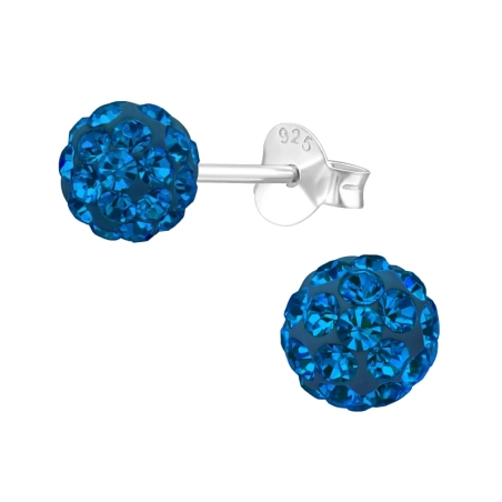 Ball Basic Ear Studs Jewellery | All4silver