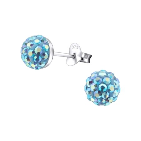 Round Basic Ear Studs Jewellery | All4silver