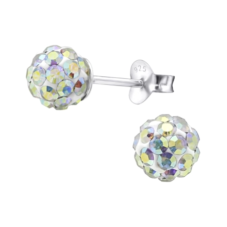 Ball Basic Ear Studs Jewellery | All4silver