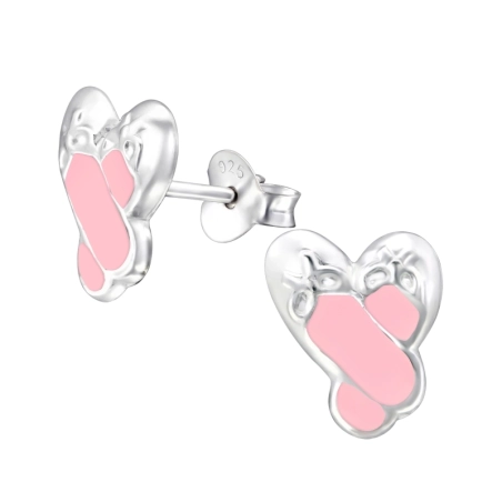 Shoe Ear studs with enamel colors Jewellery | All4silver