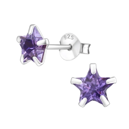 Star 6mm Basic Ear Studs Jewellery | All4silver