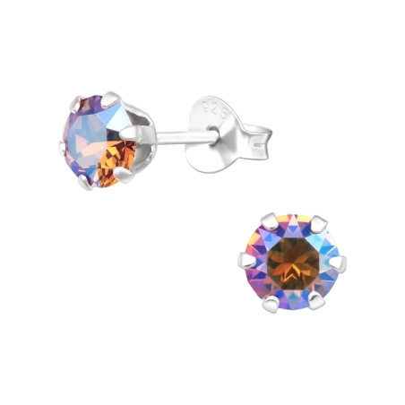 Round 5mm Basic Ear Studs Jewellery | All4silver