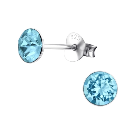 Round 5mm Basic Ear Studs Jewellery | All4silver