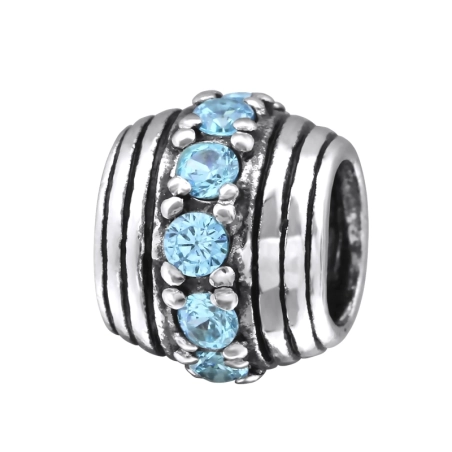 Round Beads with Zirconia or Crystal Jewellery | All4silver