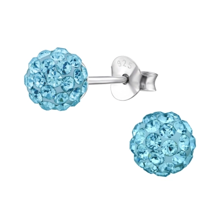 Ball Basic Ear Studs Jewellery | All4silver