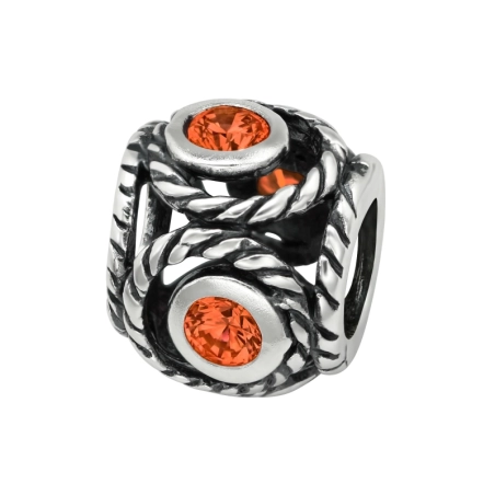 Round Beads with Zirconia or Crystal Jewellery | All4silver