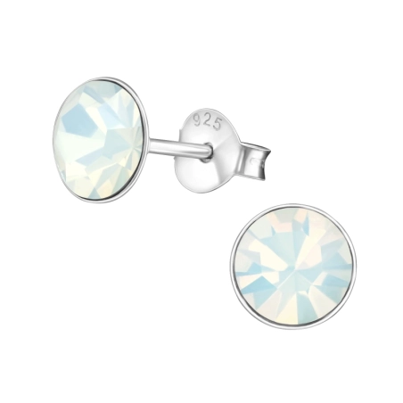 Round 6mm - 925 Sterling Silver Basic Ear Studs