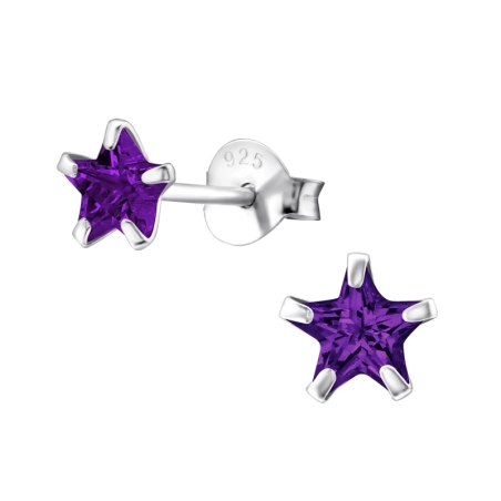 Star 5mm - 925 Sterling Silver Basic Ear Studs
