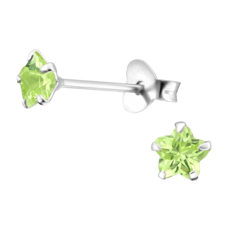 Flower 4mm Basic Ear Studs Jewellery | All4silver