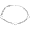 Silver chain bracelet