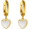 Brass Ear Hoops